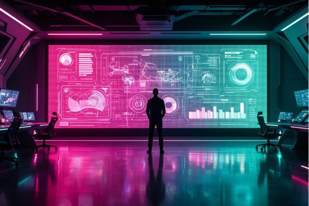 Fine pitch LED display showcasing advanced visual performance and seamless design.