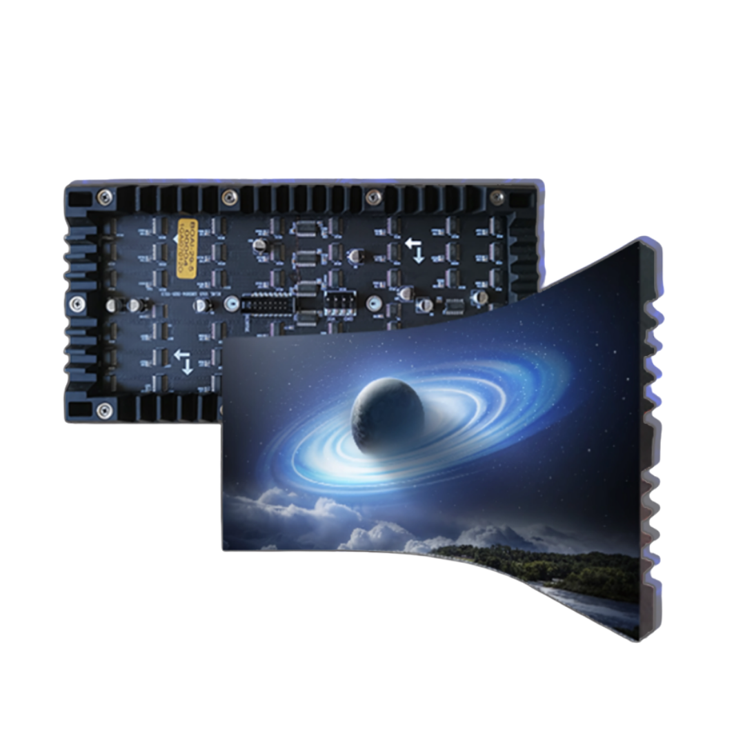 Flexi series are indoor flexible LED display for curved and creative installations.